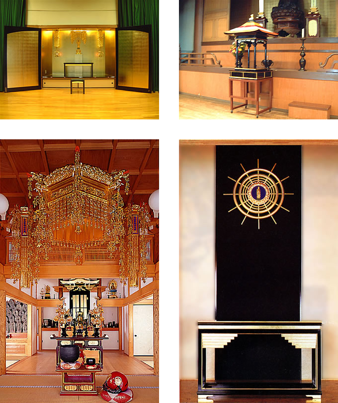 寺院仏具の施工実績 2